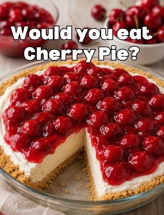 Cherry Coconut Cream Pie