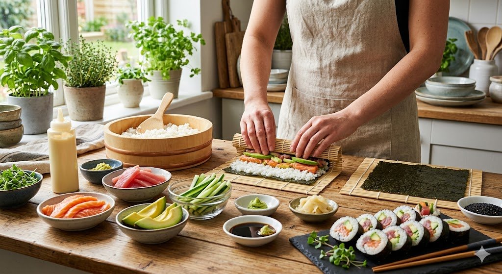 Easy Sushi Roll Recipe at Home