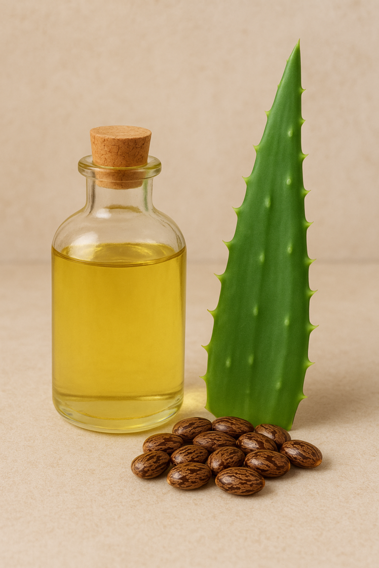 🌿 Castor Oil & Aloe Vera Hair/ Skin Recipe